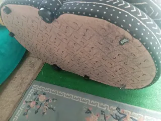 Sofá individual con ruedas