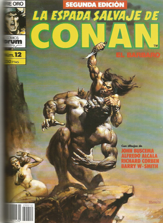 LA ESPADA SALVAJE DE CONAN EL BARBARO - SERIE ORO