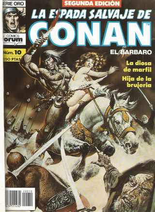 LA ESPADA SALVAJE DE CONAN EL BARBARO - SERIE ORO