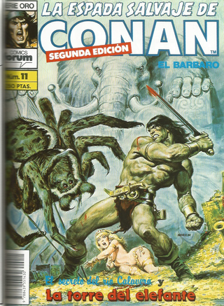 LA ESPADA SALVAJE DE CONAN EL BARBARO - SERIE ORO