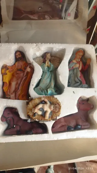 Belén de cerámica figuras