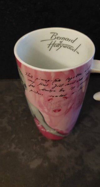 Tazza Marilyn Monroe Rosa