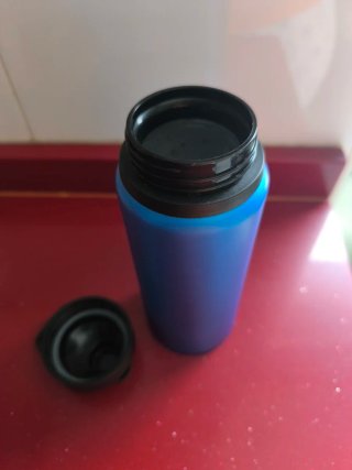 Botella Aluminio 600ml Azul