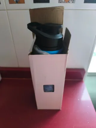 Botella Aluminio 600ml Azul