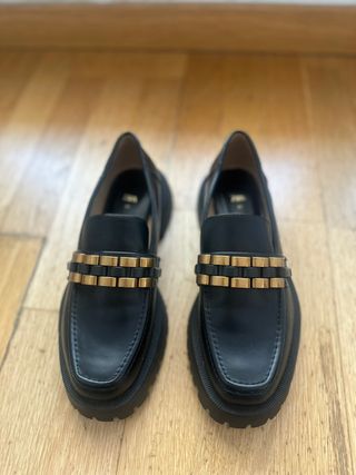 Mocasines Zara Piel Talla 37