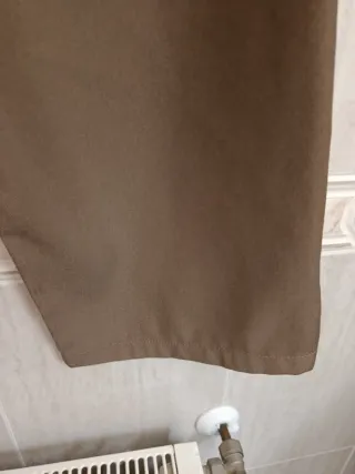 Pantalones pinzas marrones talla S