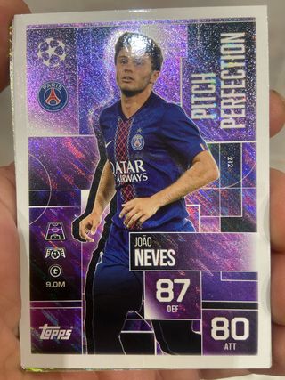 Cromos Fútbol João Neves PSG 212