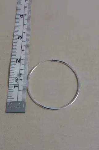 Pendientes Aro Plata Nuevos