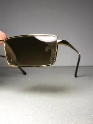 Occhiali da sole Ray-Ban rettangolari oro