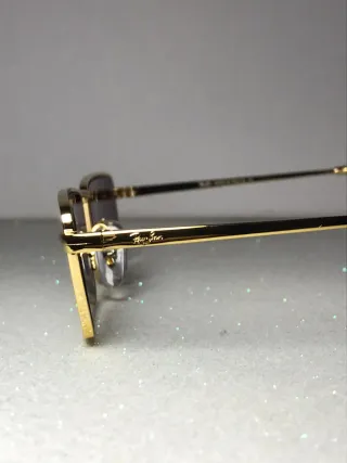 Occhiali da sole Ray-Ban rettangolari oro