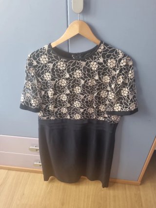 Vestido ceremonia Celia L talla 46,azul marino