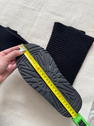 Stivali UGG Neri in Lana e Camoscio Donna Taglia 38