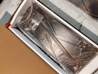 Mesa Auxiliar con Multienchufe 3 Estantes VASAGLE LET335K02