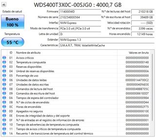 SSD m.2 nvme WD SN750 4tb