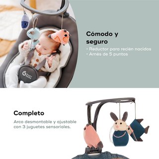 Hamaca Babymoov Swoon + mochila babybjorn rosa