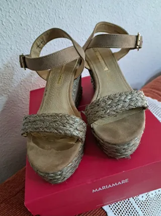 Sandalias Mariamare Beige Cuña