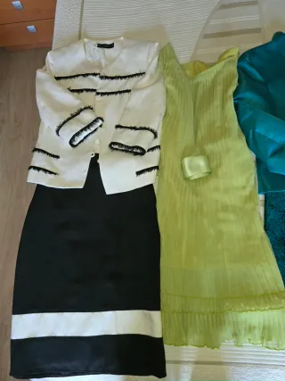 Lote 4 vestidos fiesta mujer