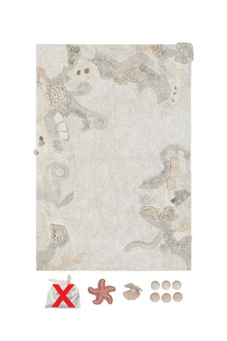 Lorena Canals Alfombra Lavable de Juego SEABED