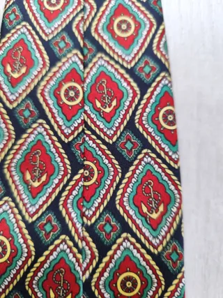 Corbata Emidio Tucci Seda Estampado Marinero