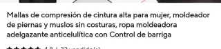 Mallas de compresión negras