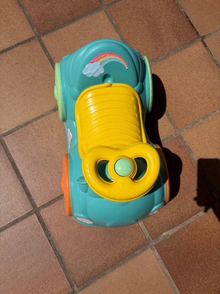 Correpasillos infantil azul con volante