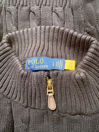 Jersey Polo Ralph Lauren Cable Knit Talla L