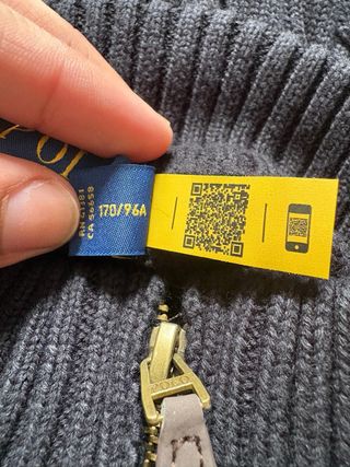 Jersey Polo Ralph Lauren Cable Knit Talla L