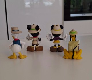 Set 4 Personaggi Disney Topolino Paperino Pluto Mi
