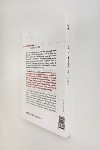 Libro Intemperie de Jesús Carrasco Ed Seix Barral