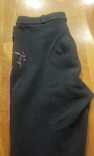 Pantalón Hípica Mujer azul marino y Rosa