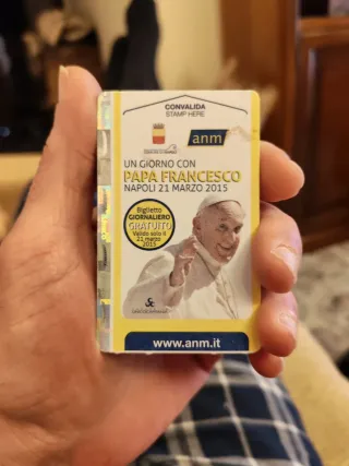 Biglietto ANM Un Giorno con Papa Francesco