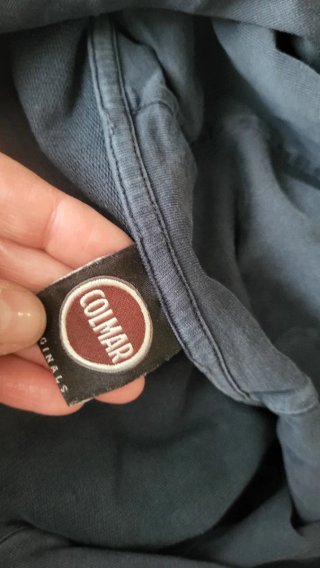 Felpa Colmar ragazza con cappuccio blu