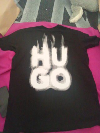 Camiseta Hugo Boss Talla L Negra