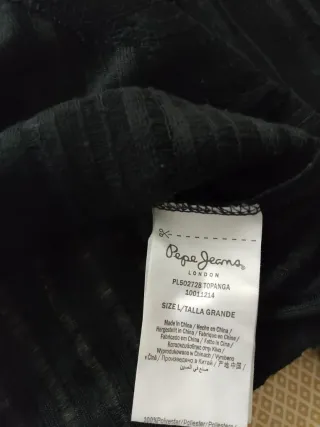 Blusa Pepe Jeans donna nera