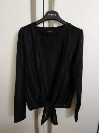 Blusa Pepe Jeans donna nera