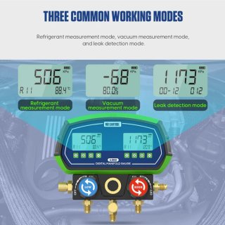 Manómetro Digital Refrigeración MR CARTOOL