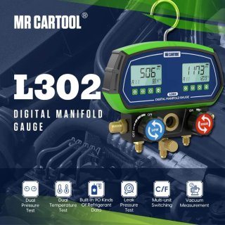Manómetro Digital Refrigeración MR CARTOOL