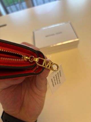 Portafoglio Michael Kors rosso nuovo con scatola