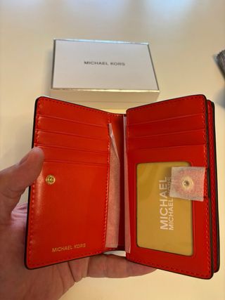 Portafoglio Michael Kors rosso nuovo con scatola