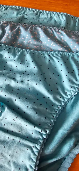 Set 3 Bragas Turquesa Estampadas