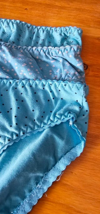 Set 3 Bragas Turquesa Estampadas