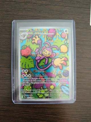 Carta Pokémon Ilustración. Fuegos fantasmales