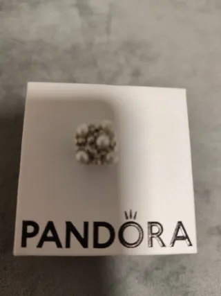 Charm Pandora Cubo Palomitas Rosa y Plata