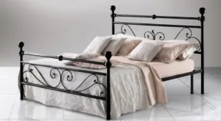 Letto matrimoniale ferro battuto