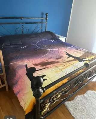 Letto matrimoniale ferro battuto