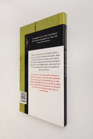 Libro Escenas del cine mudo de Julio Llamazares