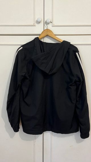 Chubasquero Adidas Negro con Capucha