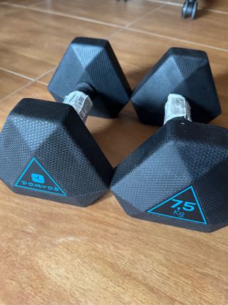 Mancuernas 7.5 Kg Decathlon (2 unidades)