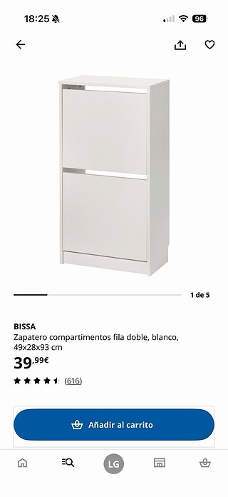 Zapatero Ikea Blanco