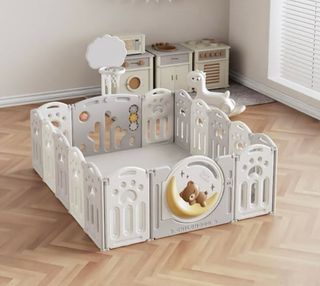 Parque Infantil Ubaby 180x150cm + Canasta + bolas